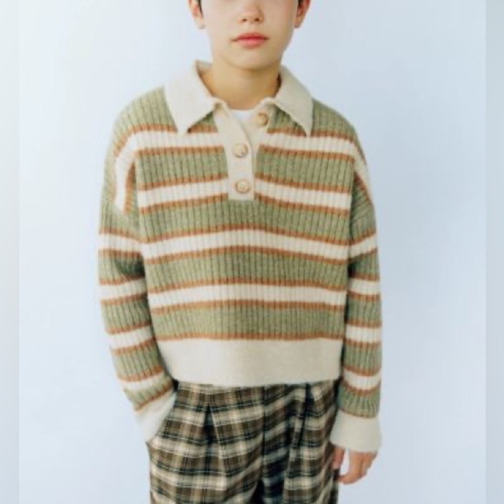 Zara Knit Striped Sweater
